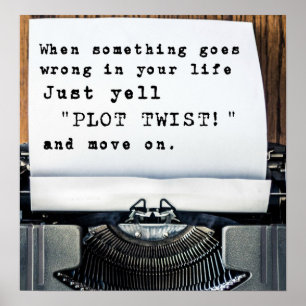 "PLOT DREHUNG!" Poster