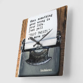 "Plot-Drehung"-Uhr Quadratische Wanduhr (Winkel)