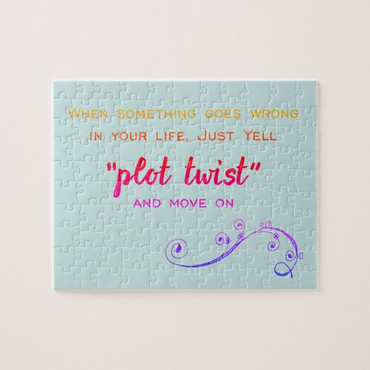 Plot Twist Humorous Book Club   Puzzle (Horizontal)