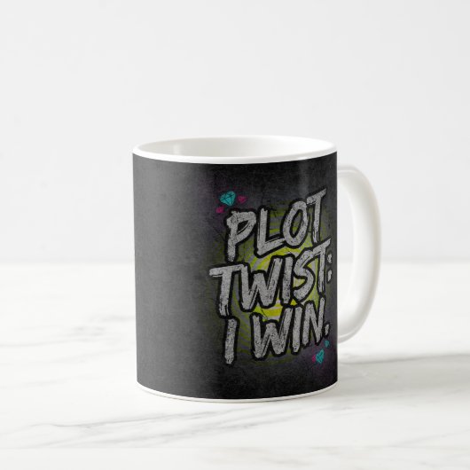 Plot Twist: Ich gewinne Kaffeetasse (VorderseiteRechts)