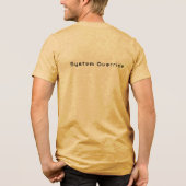 Plot Twist Urban Wear Politisch Tri-Blend Shirt (Rückseite)