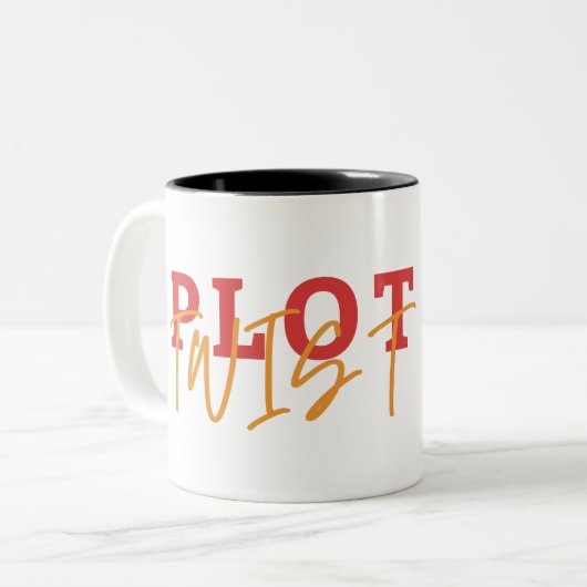 PLOT TWIST ZWEIFARBIGE TASSE (Vorderseite Links)