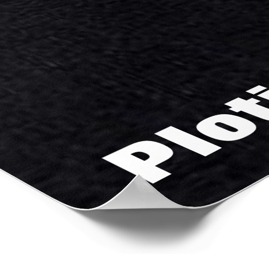 Plotinus / Griechischer Philosoph / Poster (Ecke)