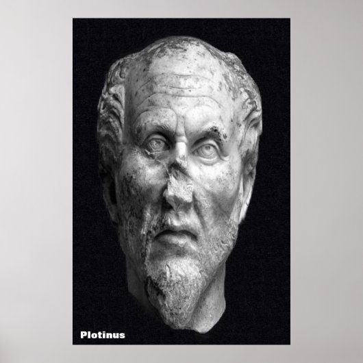 Plotinus / Griechischer Philosoph / Poster (Vorne)