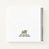 Plott Hound & Australian Shepherd Square Notebook Notizblock (Rückseite)