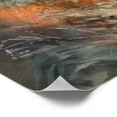 Plott Hound Dog Art Print Poster (Ecke)