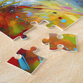 Plott Hound Dog Portrait Akrylkkunstdruck Puzzle (Seite)