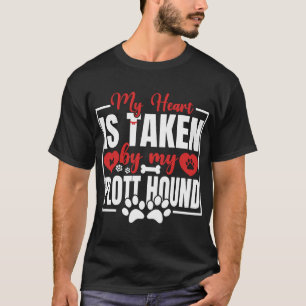 Plott Hound Hund Papa Lustiger Plott Hound Vater L T-Shirt