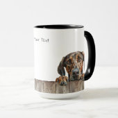 Plott Hound Hund Tasse (VorderseiteRechts)