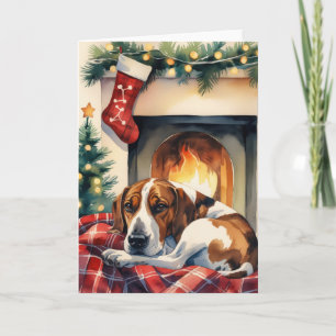 Plott Hound Hund Weihnachtsgrüße Karte