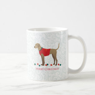 Plott Hound Jagd Hund Frohe Weihnachtsgestaltung Kaffeetasse