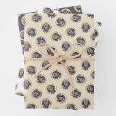 Plott Hound Malerei Brindle Niedlich Original Hund Geschenkpapier Set (Beispiel)