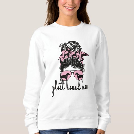 Plott Hound Mama Plott Hound Eigentümer Plott Houn Sweatshirt (Vorderseite)