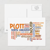 Plott Hound Postkarte (Vorne/Hinten)