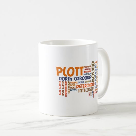 Plott Jagdhund Kaffeetasse (VorderseiteRechts)