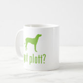Plott Jagdhund Kaffeetasse (Vorderseite Links)