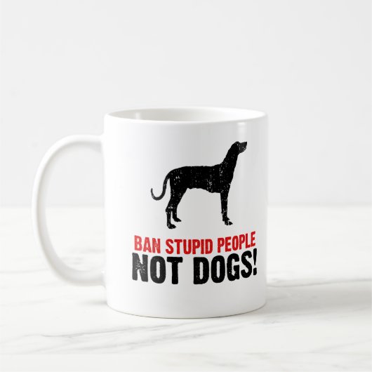 Plott Jagdhund Kaffeetasse (Links)