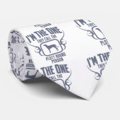 Plott Jagdhund Krawatte (Gerollt)