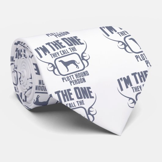 Plott Jagdhund Krawatte (Gerollt)