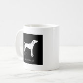 Plott Jagdhund-Tasse (Schwarzes) Kaffeetasse (Vorderseite Links)