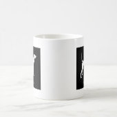 Plott Jagdhund-Tasse (Schwarzes) Kaffeetasse (Mittel)