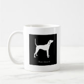 Plott Jagdhund-Tasse (Schwarzes) Kaffeetasse (Links)