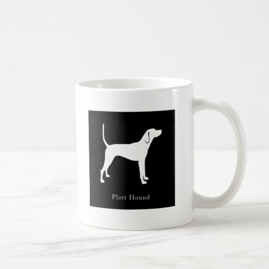Plott Jagdhund-Tasse (Schwarzes) Kaffeetasse (Rechts)