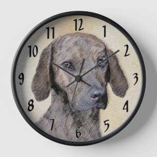 Plott-Malerei - Süße originelle Hundekunst Uhr