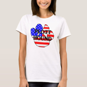 plott Namensc$usaflagge Tatze T-Shirt