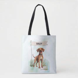 Plott Watercolor Personalized Dog Tasche