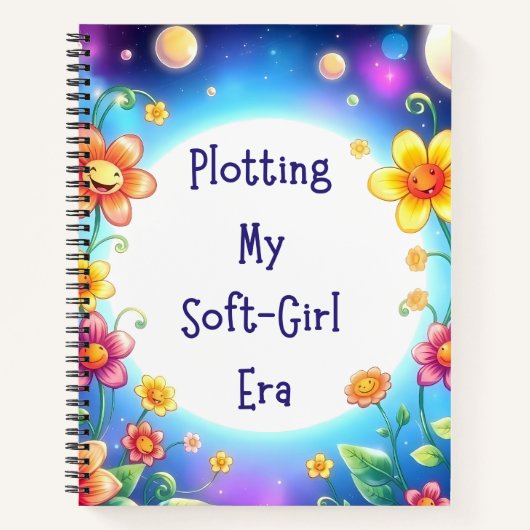 Plotten meiner weichen Girl-Ära - Bläserin Notizblock (Vorderseite)
