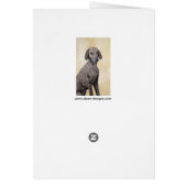 Plottengemälde - Niedliche Original Hundkunst (Hinten)