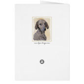 Plottengemälde - Niedliche Original Hundkunst (Hinten)
