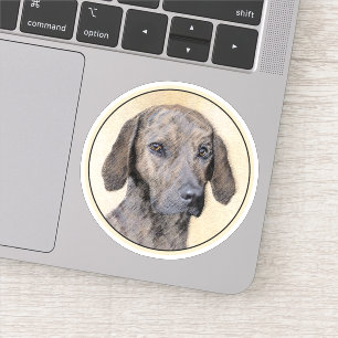 Plottengemälde - Niedliche Original Hundkunst Aufkleber