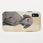 Plottengemälde - Niedliche Original Hundkunst Case-Mate iPhone Hülle (Rückseite (Horizontal))