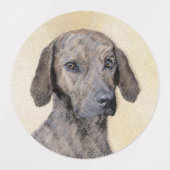 Plottengemälde - Niedliche Original Hundkunst Etiketten (Design 2)