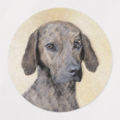 Plottengemälde - Niedliche Original Hundkunst Etiketten (Design 1)