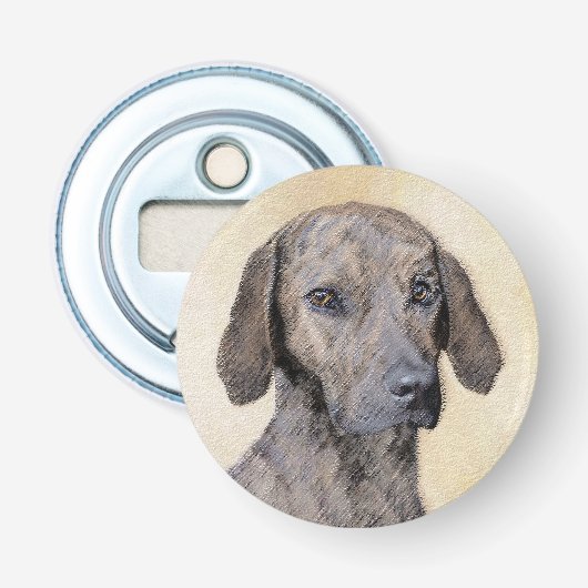Plottengemälde - Niedliche Original Hundkunst Flaschenöffner (Vorderseite)