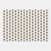 Plottengemälde - Niedliche Original Hundkunst Geschenkpapier Set (Vorderseite 2)