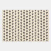 Plottengemälde - Niedliche Original Hundkunst Geschenkpapier Set (Vorderseite)