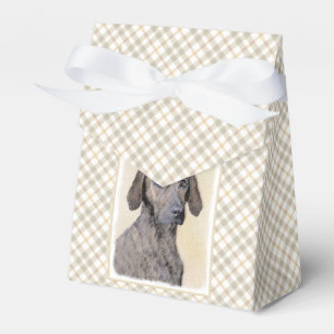 Plottengemälde - Niedliche Original Hundkunst Geschenkschachtel