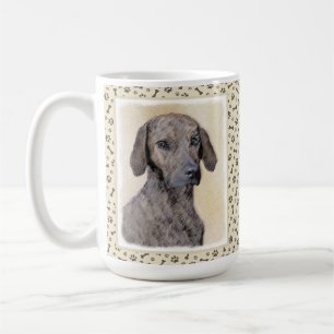 Plottengemälde - Niedliche Original Hundkunst Kaffeetasse