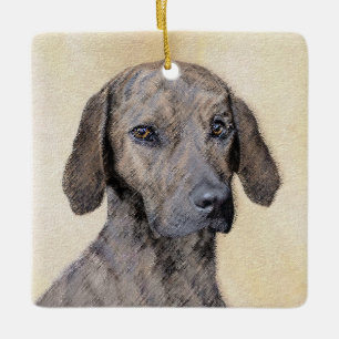 Plottengemälde - Niedliche Original Hundkunst Keramikornament