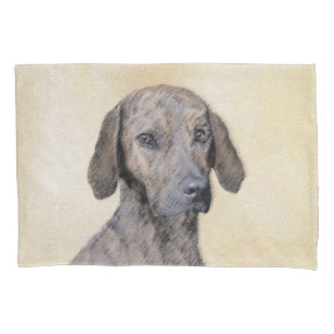 Plottengemälde - Niedliche Original Hundkunst Kissenbezug