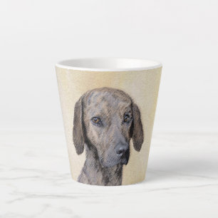 Plottengemälde - Niedliche Original Hundkunst Milchtasse