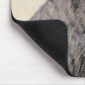 Plottengemälde - Niedliche Original Hundkunst Mousepad (Ecke)