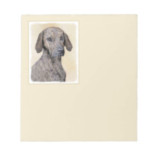 Plottengemälde - Niedliche Original Hundkunst Notizblock