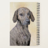 Plottengemälde - Niedliche Original Hundkunst Planer (Rückseite)