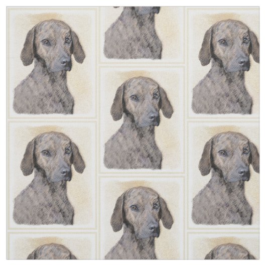 Plottengemälde - Niedliche Original Hundkunst Stoff (Muster)