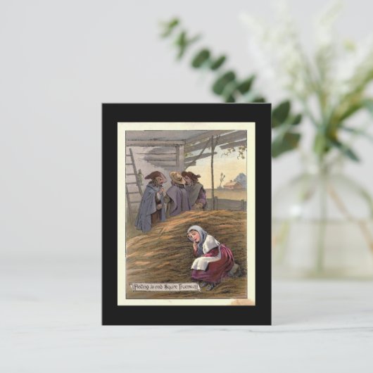 Plotting to rob Squire Trueman Postkarte (Stehend Vorderseite)